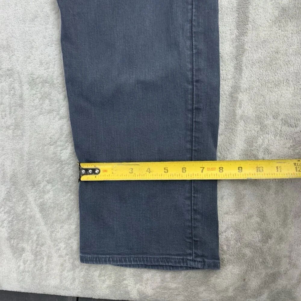 7 for all Mankind Slimmy Jeans Mens 40x31” Faded Blue Straight Leg Denim Stretch